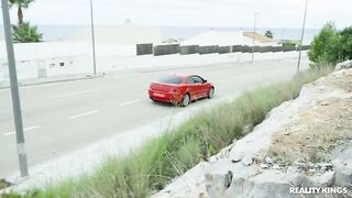 Caught Nude In Her Car