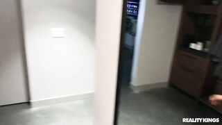 Petite Roommate Makes Huge Cock Disappear