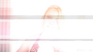 Petite Blonde Dixie Squirts Hard