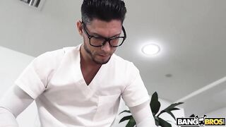 Nerdy Masseuse Gets Deep