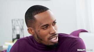 Pervy House Sitter Uses The TV