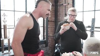 Just Eat Your Burger And Watch How A Real Man Fucks Your Wife