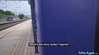 Public Agent - Blonde Fucked Behind Train Station