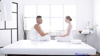 Massage Rooms -Trainee gets first hand experience