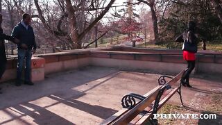 Private - Adelle Sabelle Debuts in an Interracial Threesome with DP