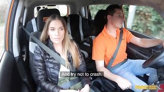 Fake Driving School - Backseat Fuck After Breakdown