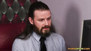 Pure CFNM - Conference Call Mistake