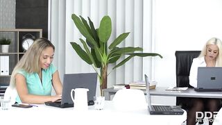 Ddf Network - Company Bosses Fuck Bisexual Secretaries in Interracial Office Orgy