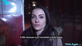 Public Agent - Spanish MILF Flashes Tits in Public