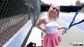 Bang - Haley Spades Goes Buckwild At A Public Tennis Court