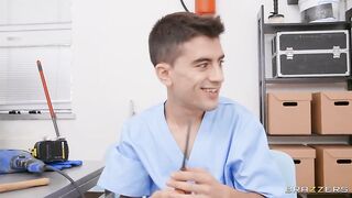 Brazzers - Nurse Gets A Glory Hole Ass Fuck