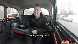 Female Fake Taxi - Cums Three Times on his Birthday