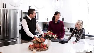 Family Strokes - Thankful For My Stepbrother's Cock