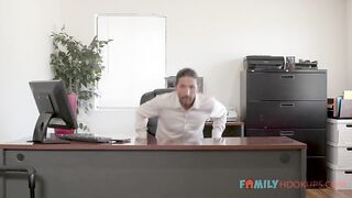 Family HookUps - Haley Spade shows her Uncle Tommy how hard she can work