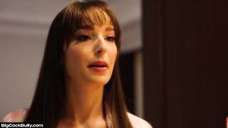 Naughty America - Big tit brunette Lexi Luna gets feet fucked by husband's bully