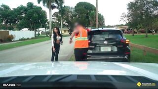 Bang - Gianna Grey Is Stranded With A Flat Tire And Fucks Her Way Out Of It!