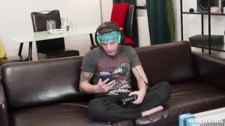 Reality Kings - Sneaky Feast for Ahegao Gamer GF