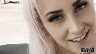 Mofos - Busty Blonde Hitches Ride on a Big Dick