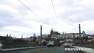 Private - Angelika Grays and Chloe Lamour Enjoy Interracial Threesome with Anal