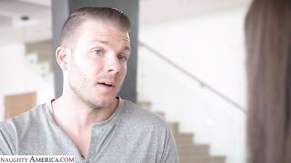 Naughty America - Sexy and horny Bella Rolland forgot her key's and now she has time to fuck her neighbor