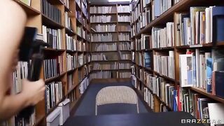 Brazzers - MILF Librarian is Secretly Addicted to Eating Cum