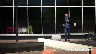 Private - Lesya Milk and Nansy Small, Hot Cheerleaders Fuck the Captain