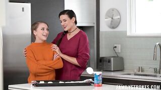 Family Strokes - Sharing a Holiday Treat