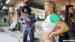 Reality Kings - Squirt Squeegee Sex Fiend Fucks Her Mechanic