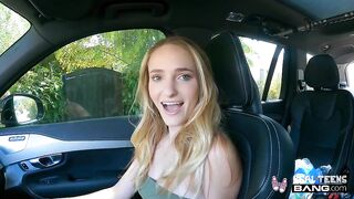 Bang - Teen Athena Fleurs Sucks In Public And Gets Her Perfect Tits Covered In Cum