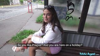 Public Agent - Latina Tries Czech Sausage
