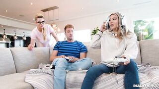 Reality Kings - Hot Nerd Cucks Gamer Girlfriend