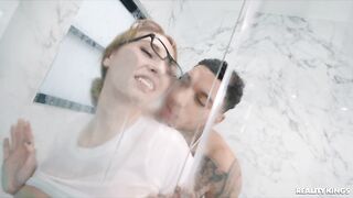 Reality Kings - Freeuse and Shower with Busty Nerdd