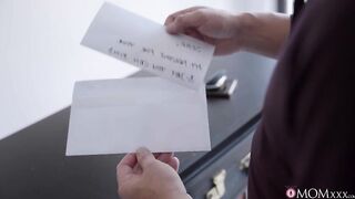 Mom XXX - MILF birthday surprise for husband