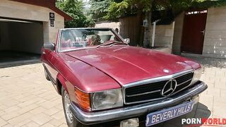 Porn World - Slutty Brunette Malena Nazionale Enjoys Mechanic's BBC In All Her Holes