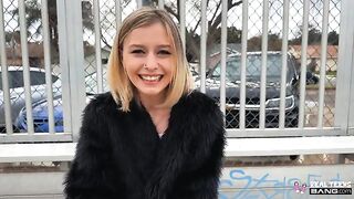 Bang - Masturbates in public before getting fucked