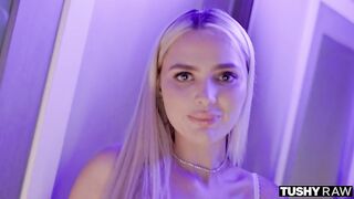 Tushy Raw- Petite Blonde gets her tight ass filled