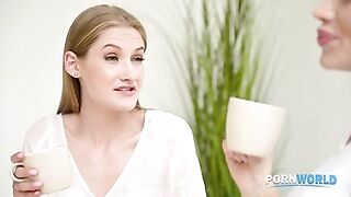 Porn World - Bi Babes Tiffany Tatum And Sasha Rose Share A BBC In Interracial Threesome