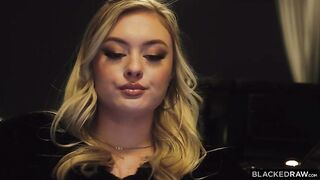 Blacked Raw - Hungry Blonde gets a super sized BBC treat