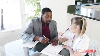 Porn World - Cock Hungry Teen Coco Lovecock Tempts Her Tutor Into BBC Slamming