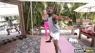 Bang Bros - Monster Cock Stretches Yoga Instructor
