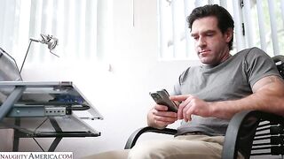 Naughty America - Asian Schoolgirl Kimmy Kimm Prefers Older Experienced Cock From Friend's Dad