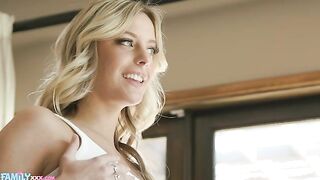 Family XXX - Stepdaughter Britney Rose Falls Deep