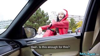 Public Agent - Big cock tip for Xmas delivery girl