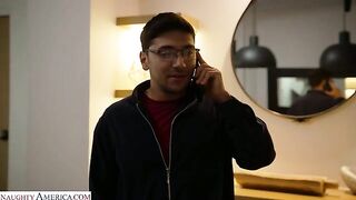 Naughty America - Latina babe Mila Milkshake is horny and craving some virgin cock