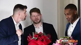 Porn World - Nympho Babes Eden Ivy And Lily LaBeau See In The New Year With A DP Orgy