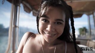 Mofos - Gymnast Shows Her Tricks on the Boat