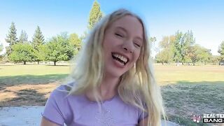 Bang -  College Girl Kallie Taylor Gets Her Big Bush Fucked In Public