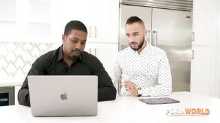 Porn World - Horny Housewife Natasha Nice Takes Interracial DP Pounding