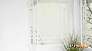 Porn World - Sex Crazed Shalina Devine Enjoys DP Fuck Frenzy With Her Hairdresser