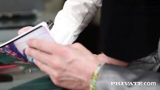 Private - Jessie Ames Debuts in a DP Threesome at the Office